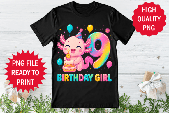 A Brand Designer’s Review of 9th Birthday Girl Axolotl Clipart Graphics
