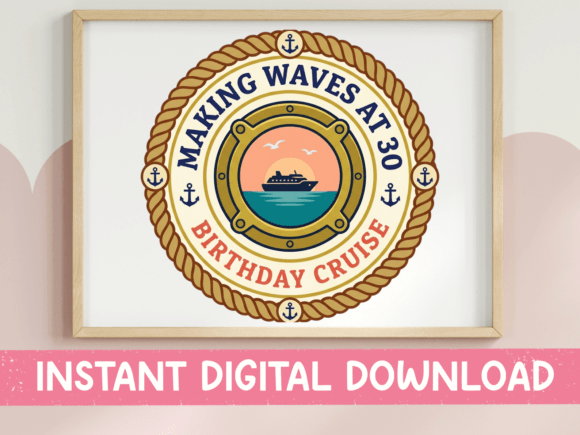 A Review of the Making Waves at 30 Birthday Cruise Graphics