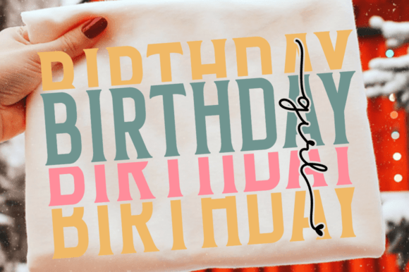 Crafting Birthday Graphics for T-Shirt Designs & Brand Identity
