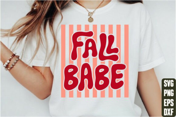 Fall Babe: A Versatile Graphic Design Asset for T-Shirt Designs and Crafting