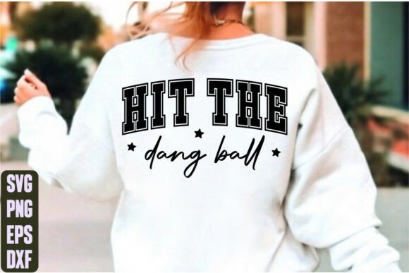 Hit the Dang Ball: A Graphic Design Asset for Editorial Use