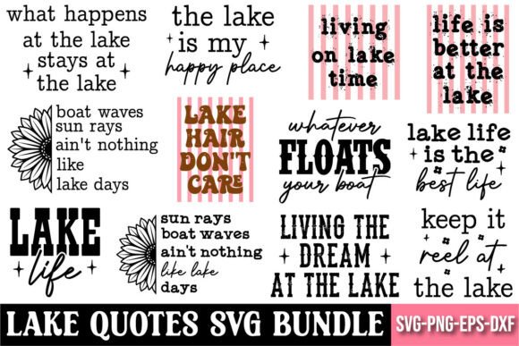 Lake Quotes SVG Bundle: A Graphic Designer’s Brand Evaluation